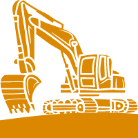 excavating and grading icon